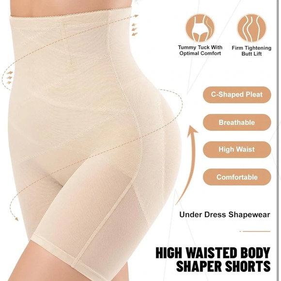 KLVEE Other - NWT Shapewear Tummy Control, High Waisted Body Butt Lifting Thigh Slimmer Girdle